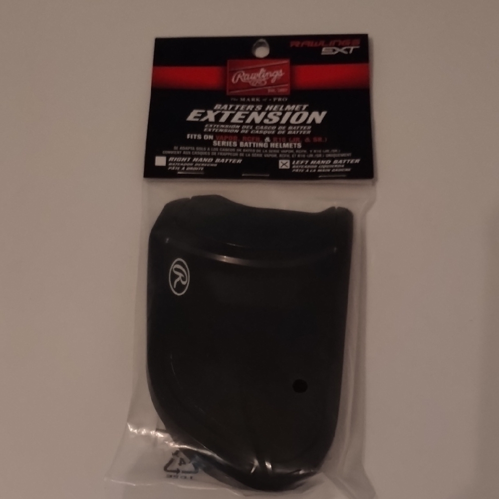 Rawlings Black Batter's Helmet Extension